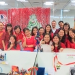 HR Team celebrating Christmas 2014