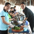 Preparing food for poor people at the Eatery of Smile 