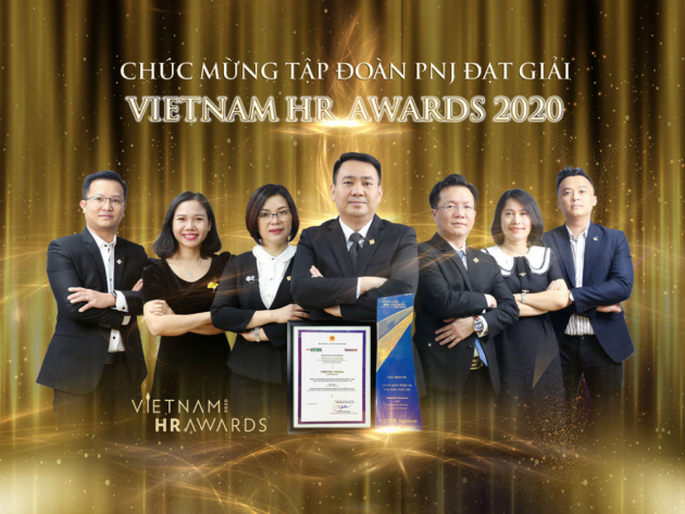 PNJ Vinh Danh giải thưởng VNHR AWARDS 2020 - Talentnet tổ chức
