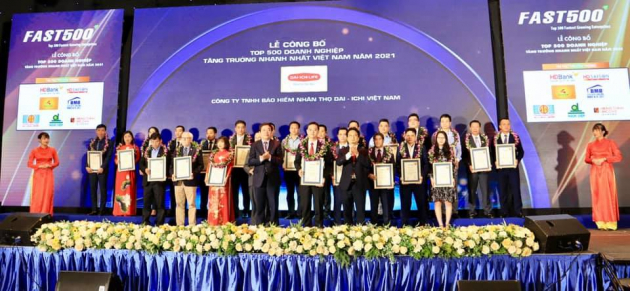 DLVN tiếp tục được vinh danh trong Top 500 Doanh nghiệp tăng trưởng nhanh nhất Việt Nam